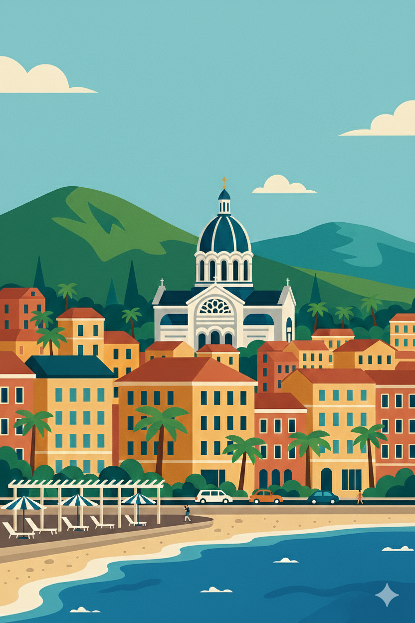 Nice vue depuis un ULM